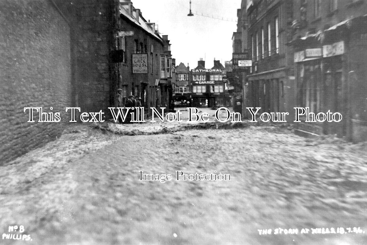 SO 2907 - The Storm At Wells, Somerset 1926
