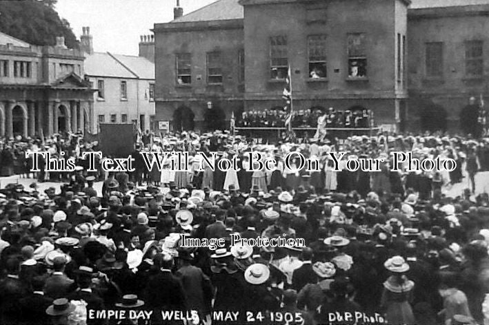 SO 327 - Empire Day, Wells, Somerset c1905