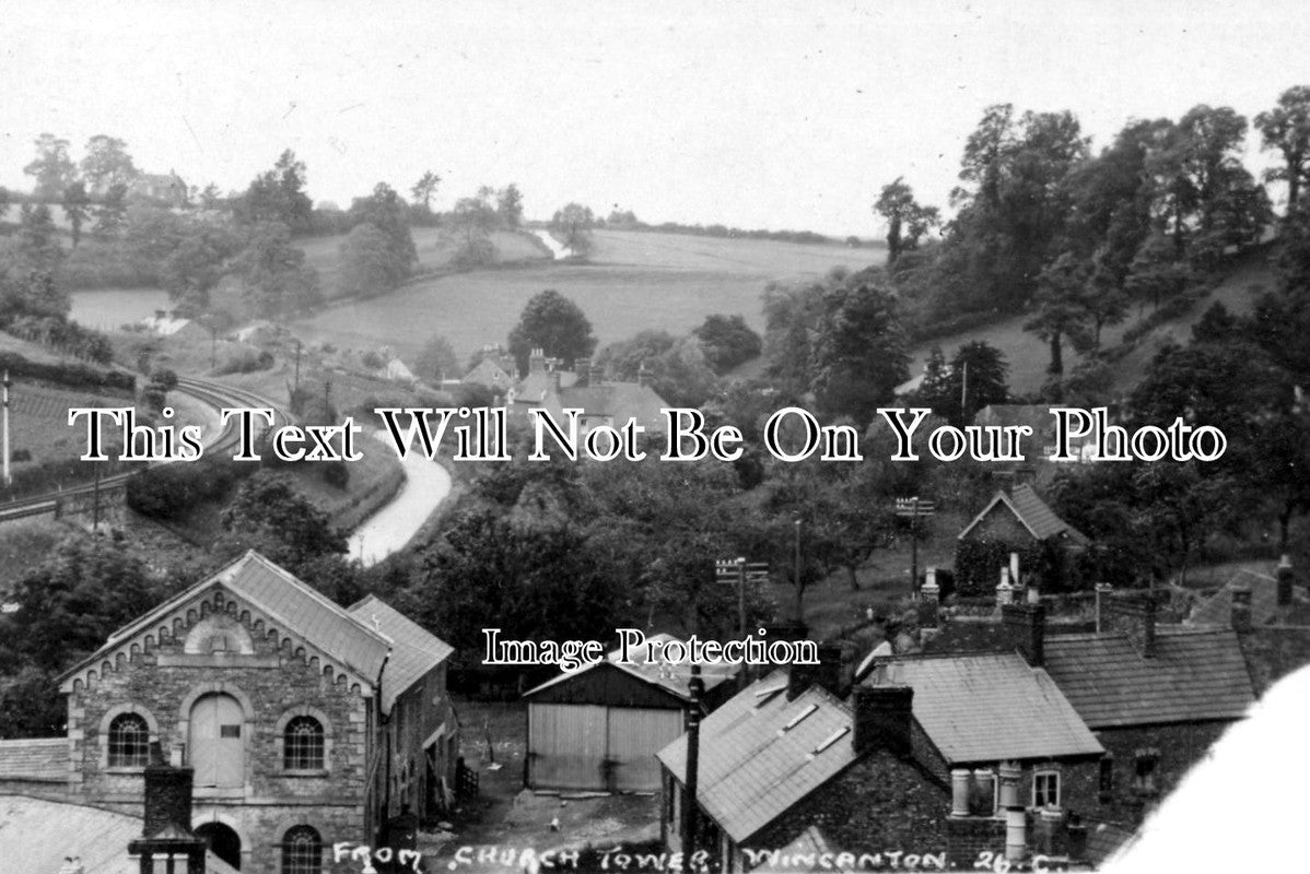 SO 422 - From Church Tower, Wincanton, Somerset