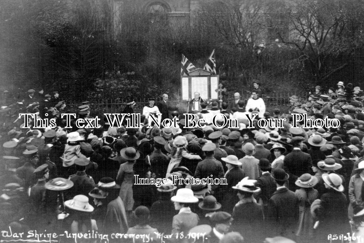 SO 470 - War Shrine Unveiling Ceremony, Frome, Somerset 1917