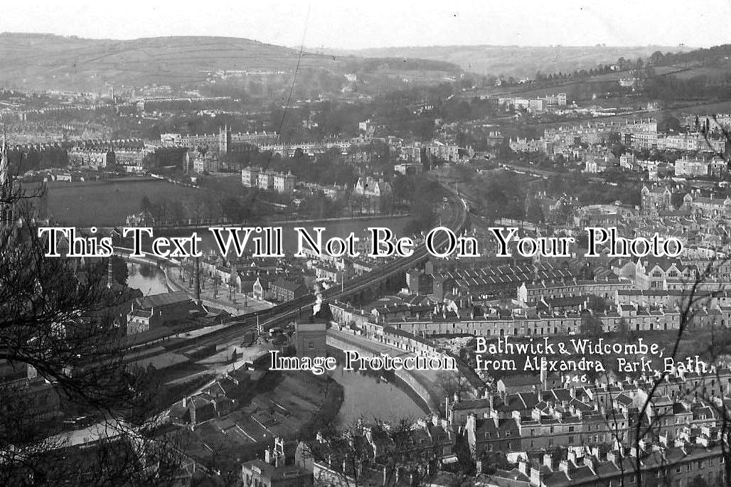 SO 488 - Bathwick & Widcombe From Alexander Park, Bath, Somerset