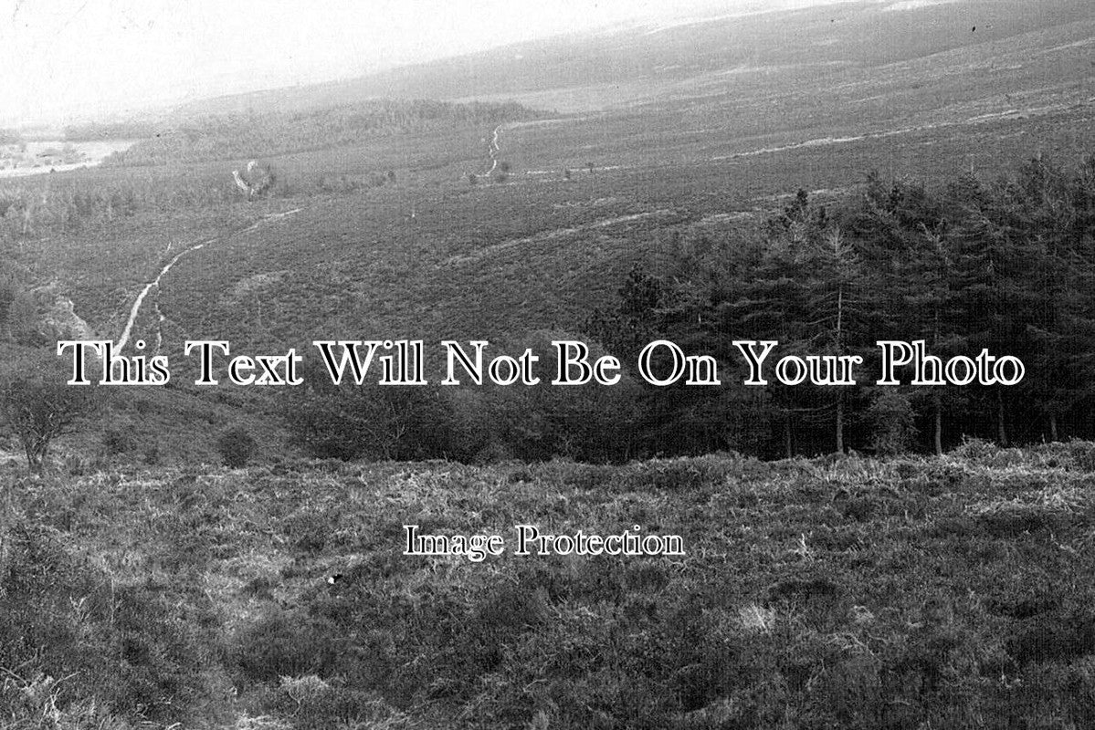 SO 58 - Exmoor Dunkerey Range From Stoke Ridge, Somerset c1914