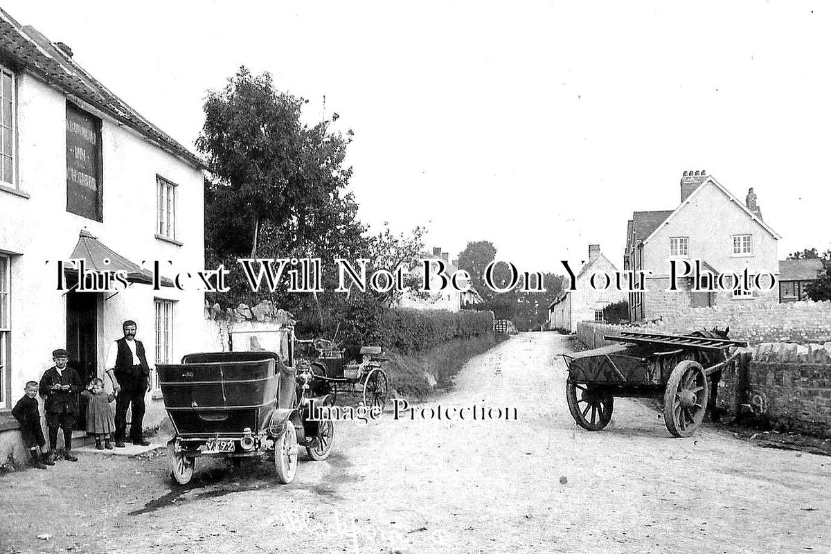 SO 641 - Laburnum Inn Pub, Blackford, Somerset c1912