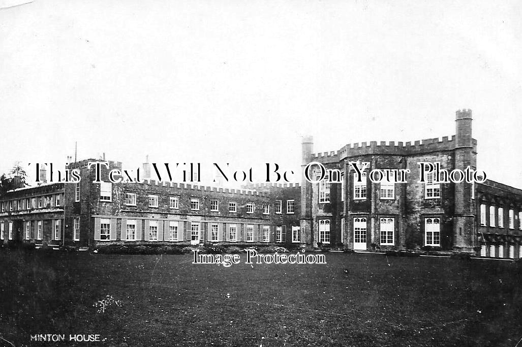 SO 683 Hinton House, Hinton St Somerset JB Archive