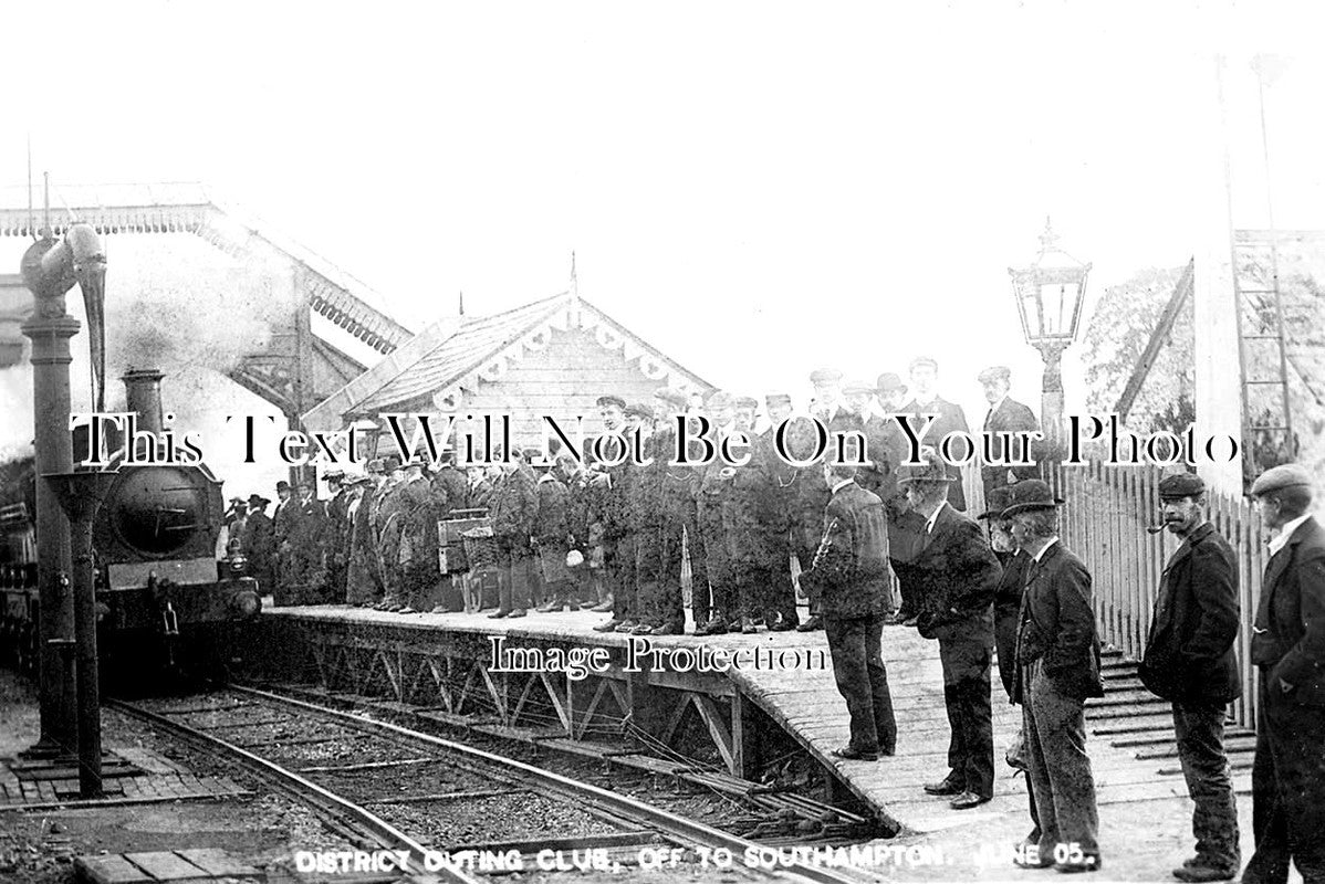 SO 718 - Williton Railway Station, Somerset 1905