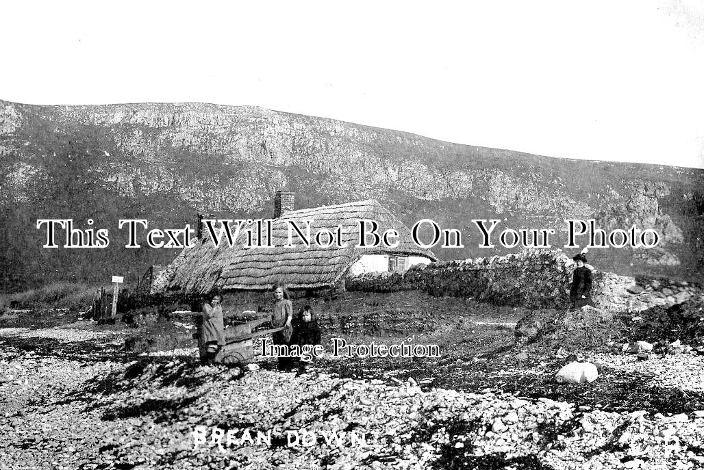 SO 748 - Thatched Building At Brean Down, Somerset