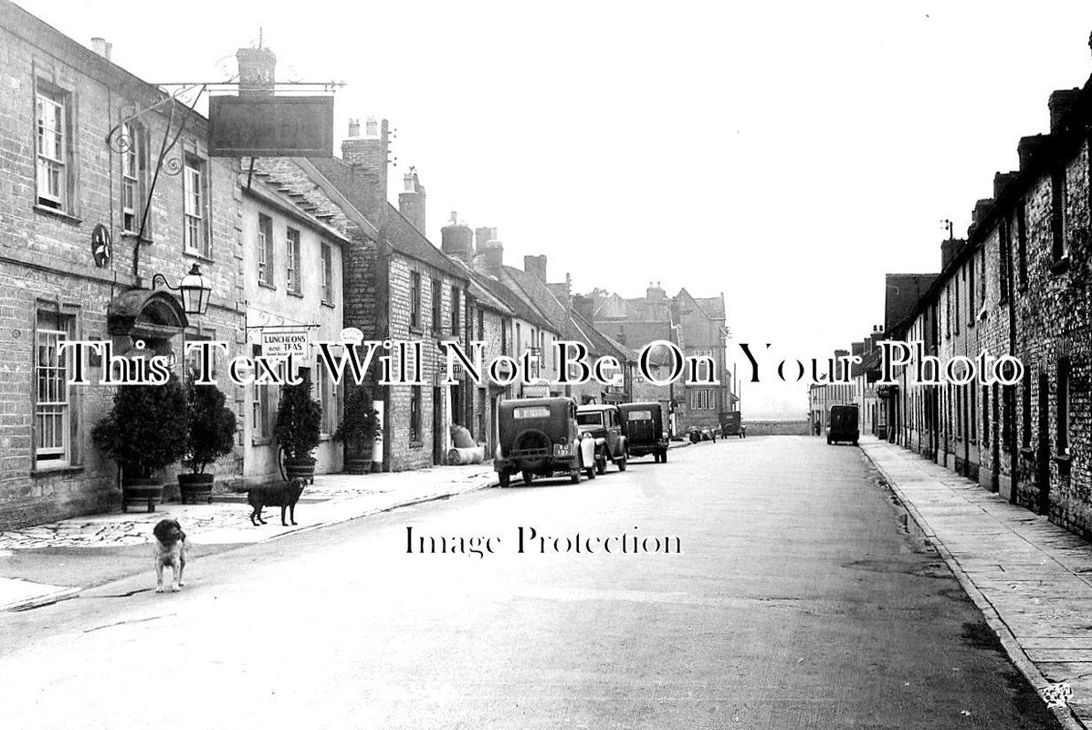 SO 750 - Dolphin Inn & High Street, Ilchester, Somerset