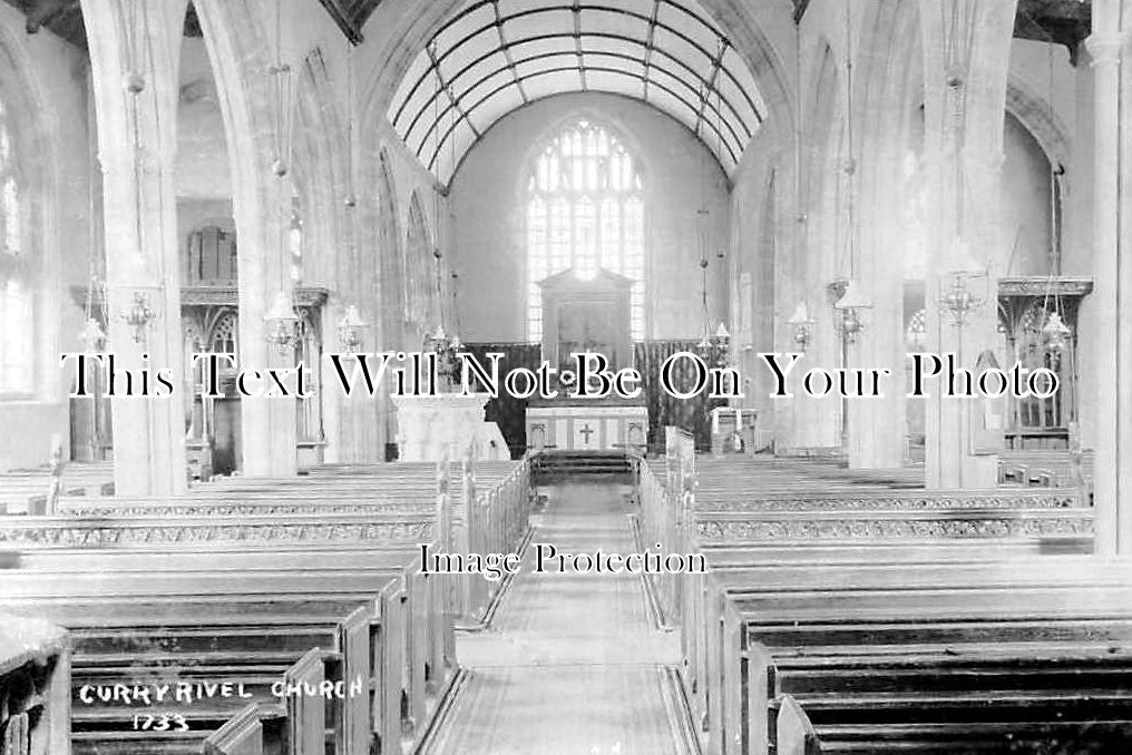 SO 754 - Curry Rivel Church Interior, Somerset