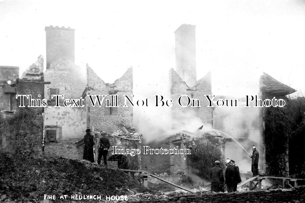 SO 799 - The Fire At Redlynch House, Redlynch, Somerset