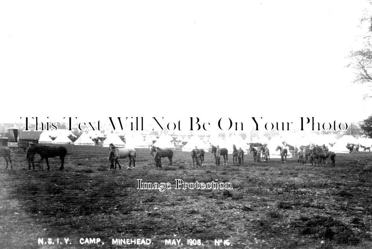 SO 886 - North Somerset Imperial Yeomanry Camp, Minehead c1908