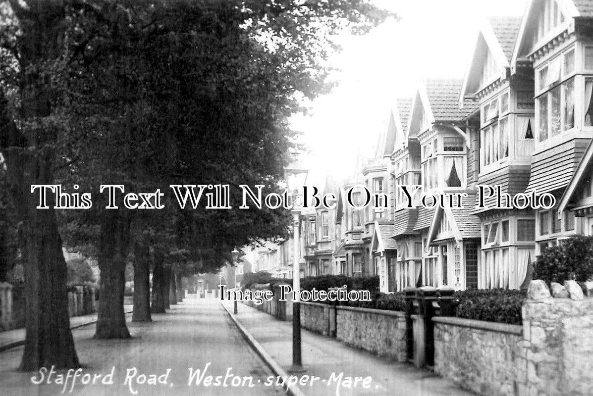 SO 897 - Stafford Road, Weston Super Mare, Somerset c1926