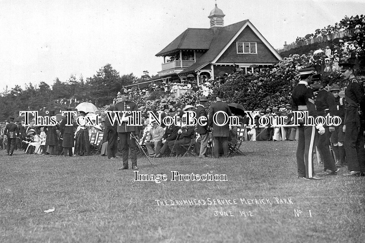 SP 251 - The Drumhead Service, Meyrick Park, Bournemouth, Dorset 1912