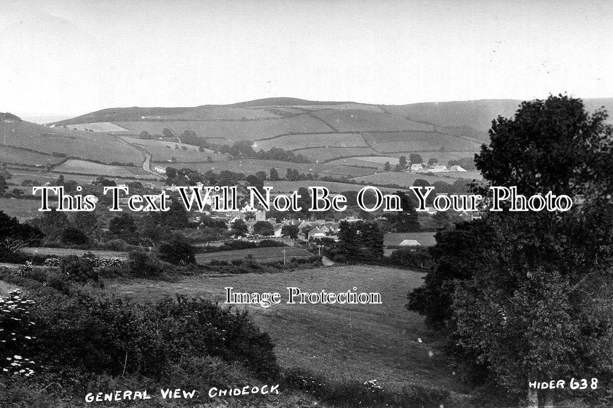SP 260 - General View, Chideock, Dorset