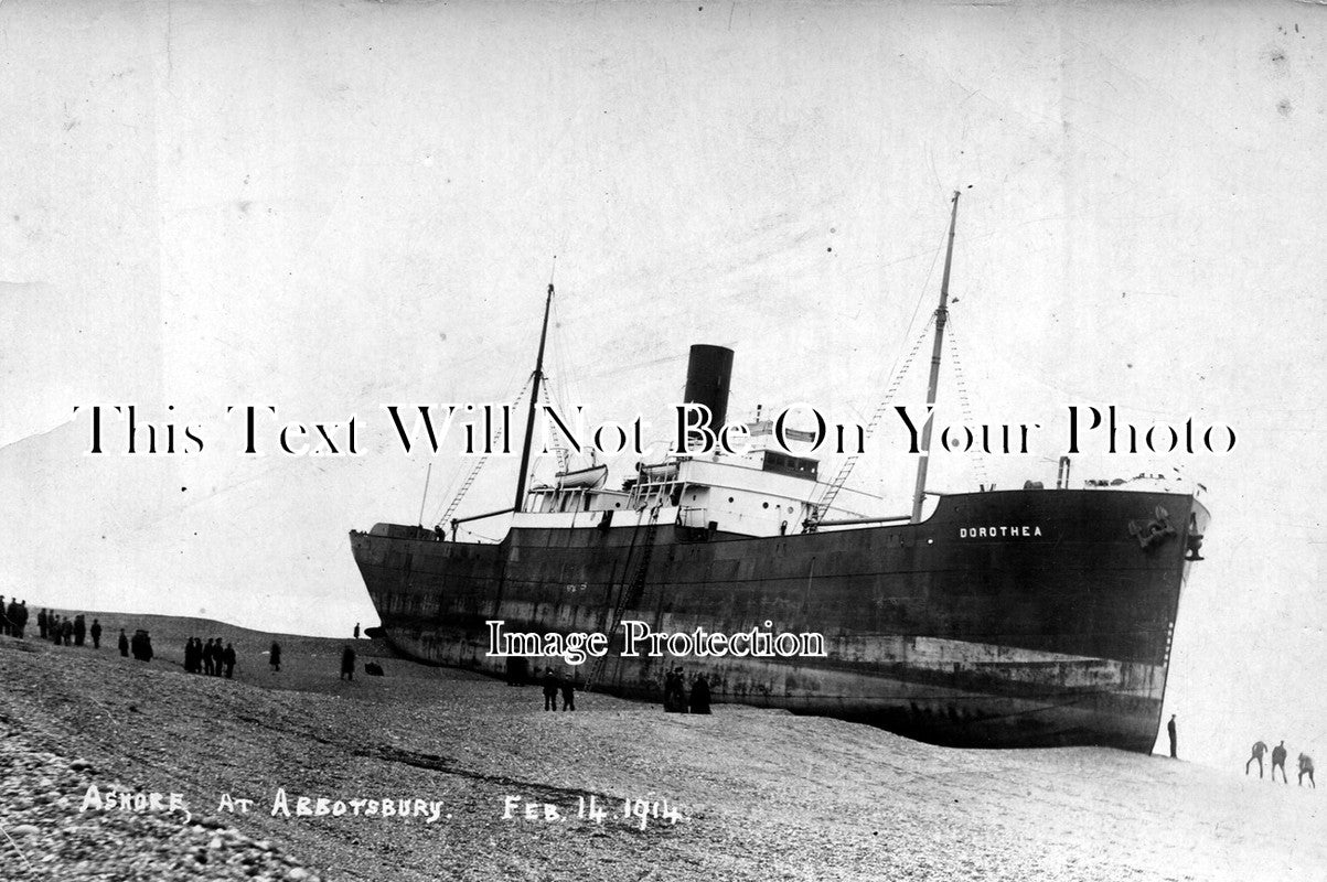 SP 325 - Dorothea Shipwreck, Ashore At Abbotsbury, Dorset 1914