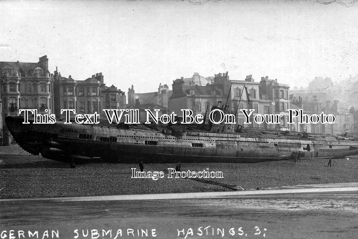 SP 330 - U-188 German Submarine Wrecked At Hastings, East Sussex