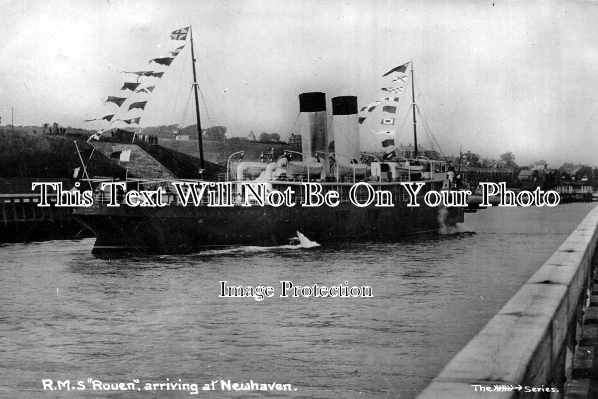 SP 360 - R.M.S Rouen Arriving At Newhaven, East Sussex