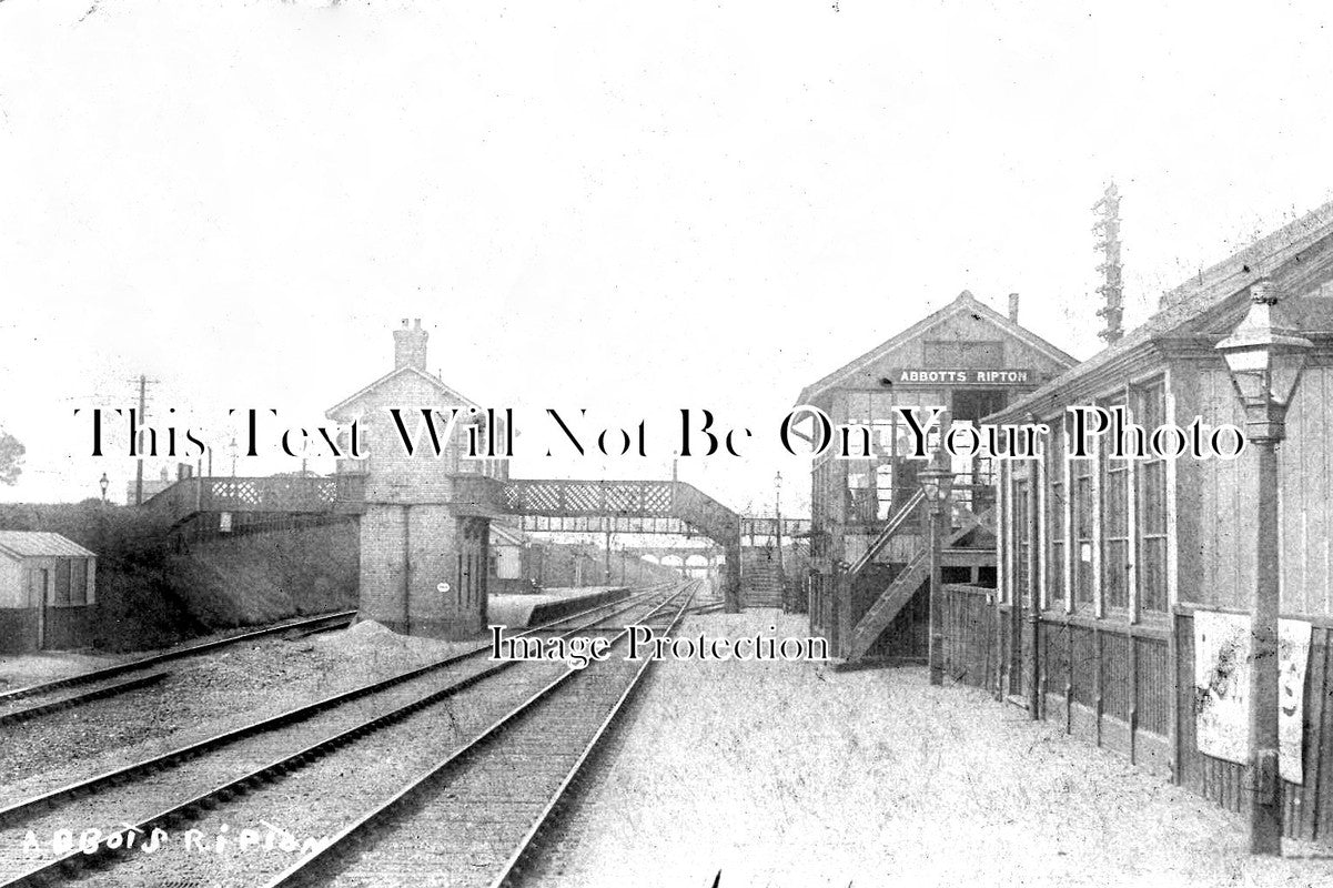 SP 420 - Abbots Ripton Railway Station, Cambridgeshire