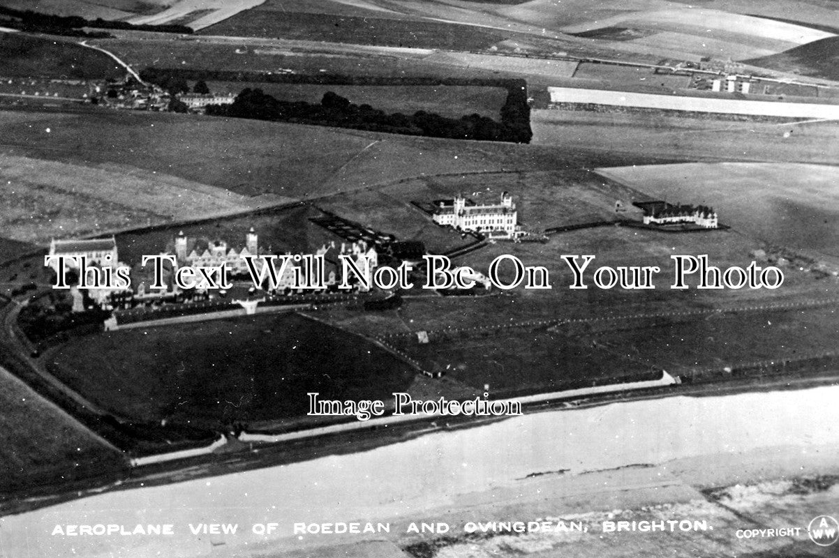 SP 44 - Aeroplane View Of Rosedean & Ovingdean, Brighton, East Sussex