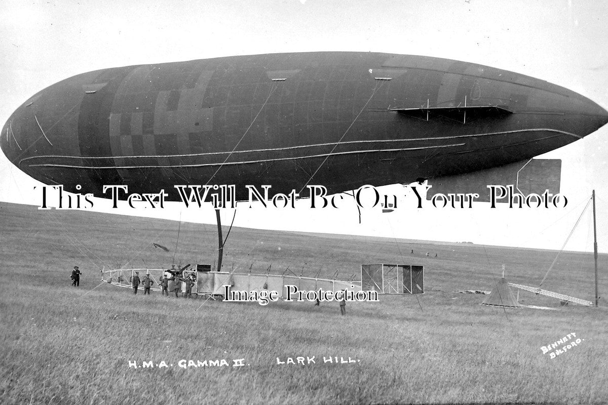 SP 502 - H.M.A. Gamma II Airship At Lark Hill