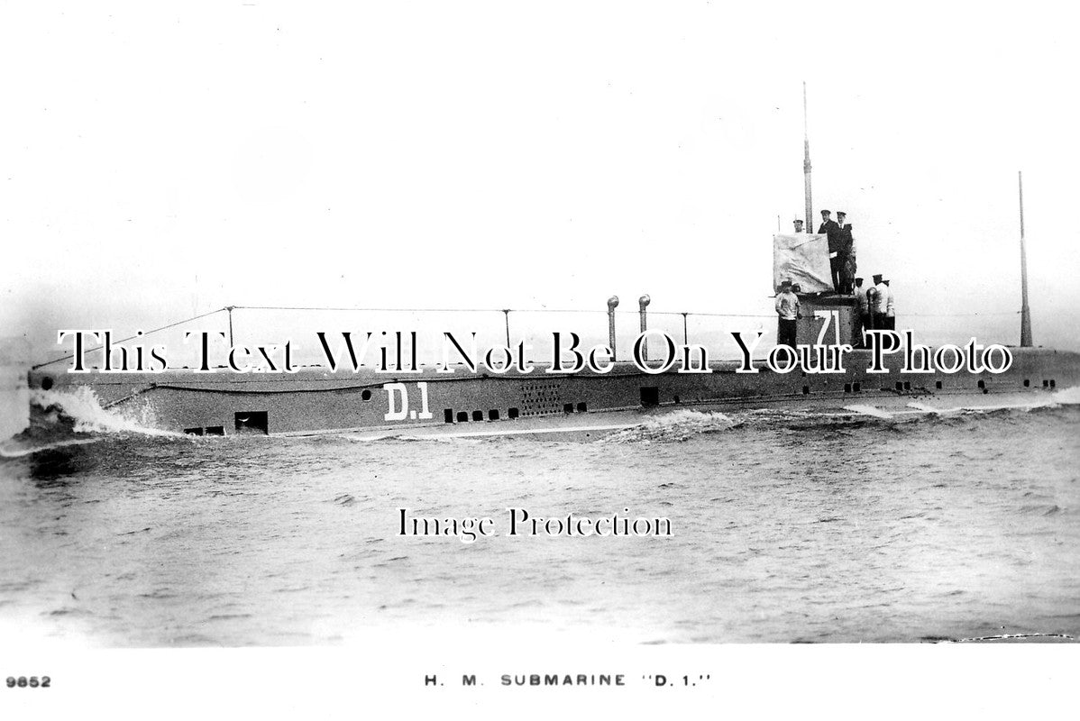 SP 503 - H.M Submarine D1, Royal Navy