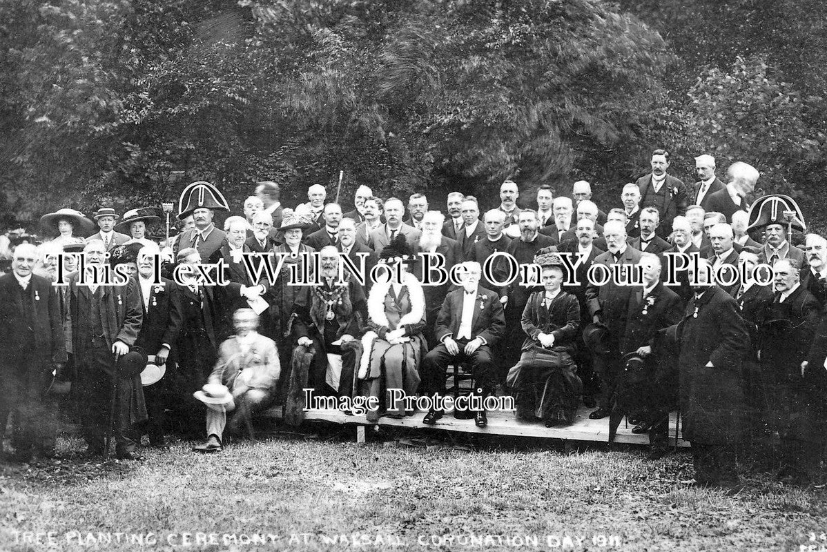 SP 584 - Planting Ceremony, Coronation Day, Staffordshire 1911