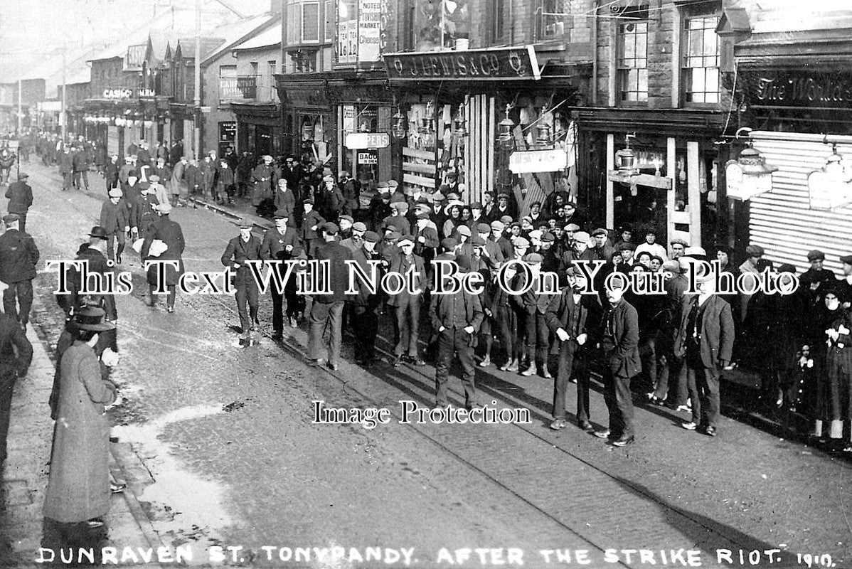 SP 639 - Tonypandy After The Strike Riot, Dunraven Street, Wales 1912