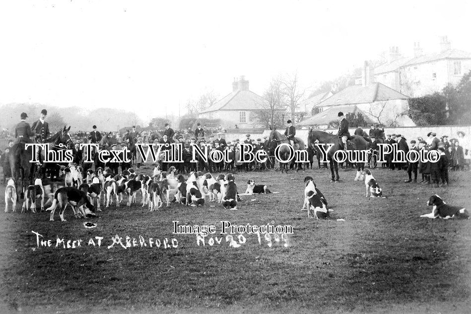 SP 669 - The Meet At Aberford, Yorkshire 1909