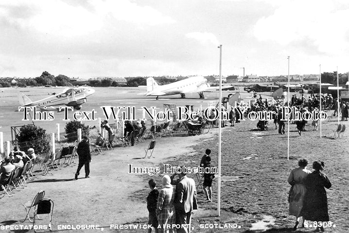 SP 698 - Spectators Enclosure, Prestwick Airport, Scotland