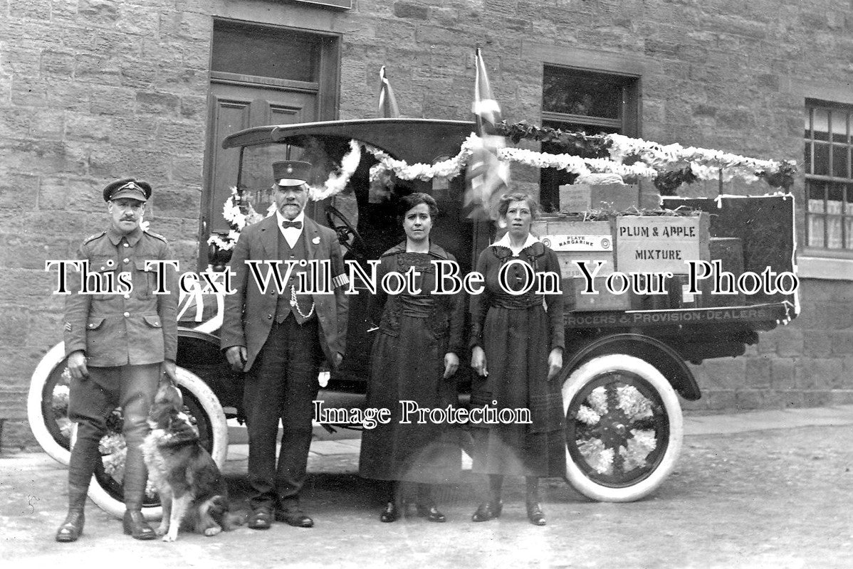 SP 804 - Decorated Delivery Wagon At Clayton West, Yorkshire