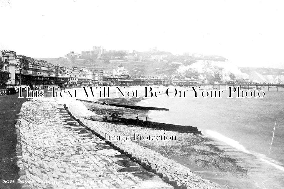 SP 809 - Esplanade & Castle, Dover, Kent