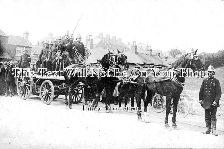 SP 892 - Horse Drawn Fire Engine, Unknown Location