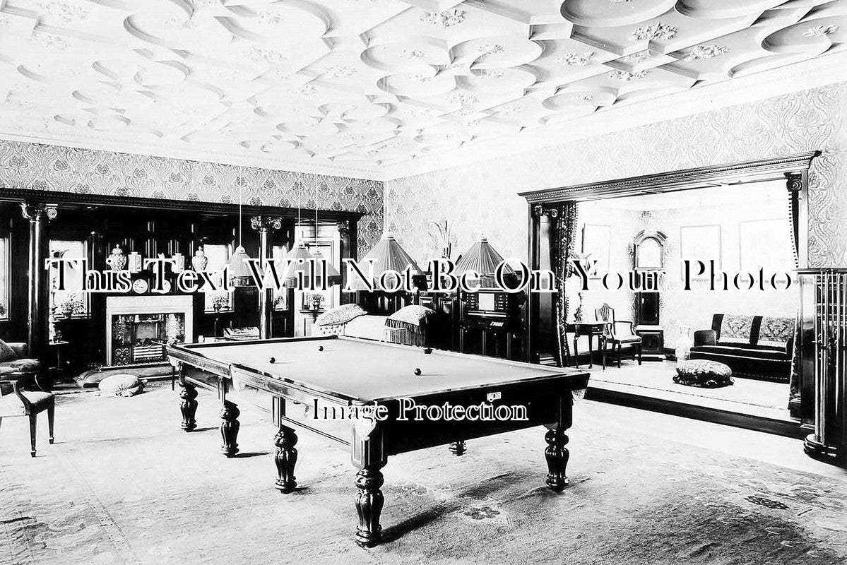 SP 935 - Billiard Room, Aston Hall, Aston On Trent, Derbyshire