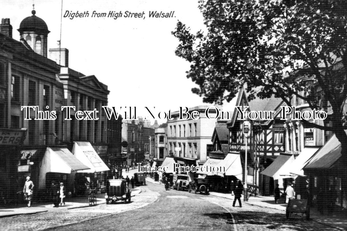 ST 1063 - Digbeth From High Street, Walsall, Staffordshire