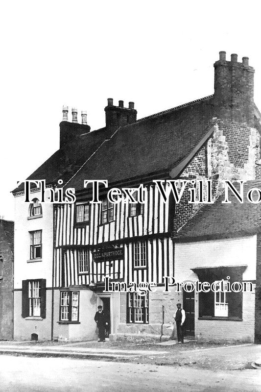 ST 1095 - Dog & Partridge, Tutbury, Staffordshire