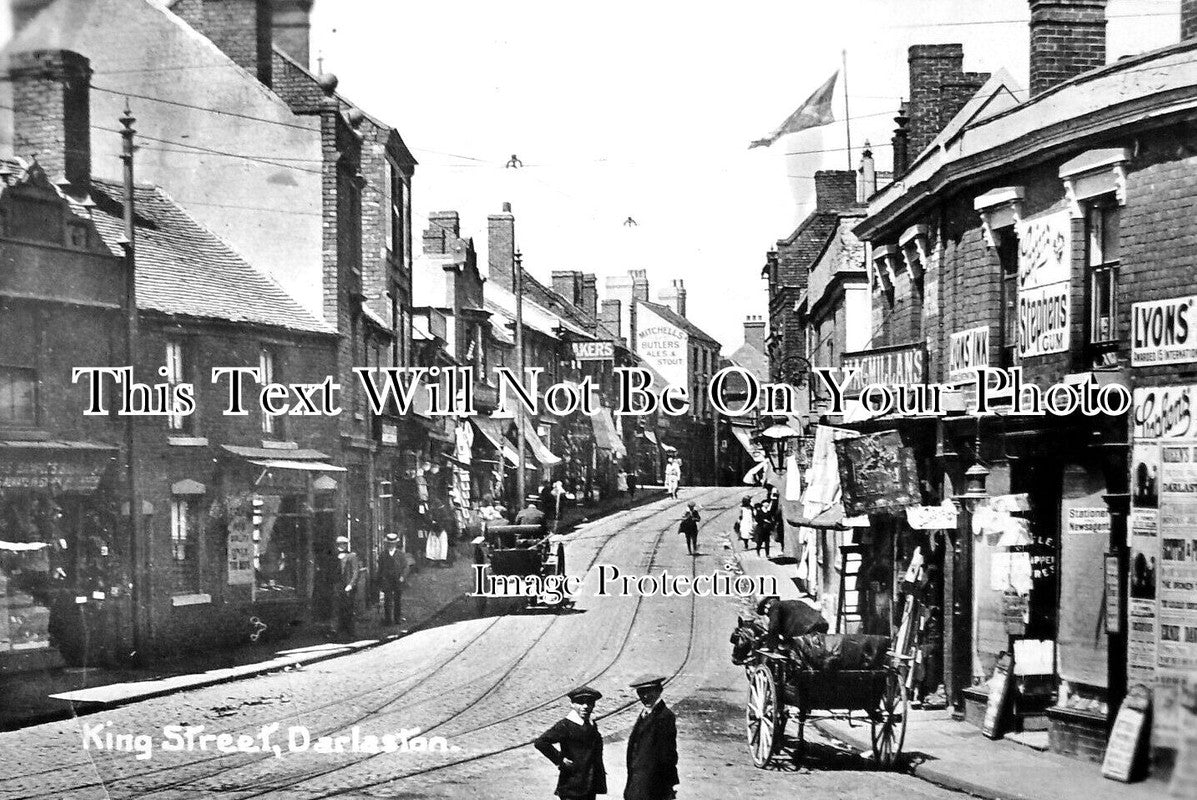 ST 1109 - King Street, Darlaston, Staffordshire c1915