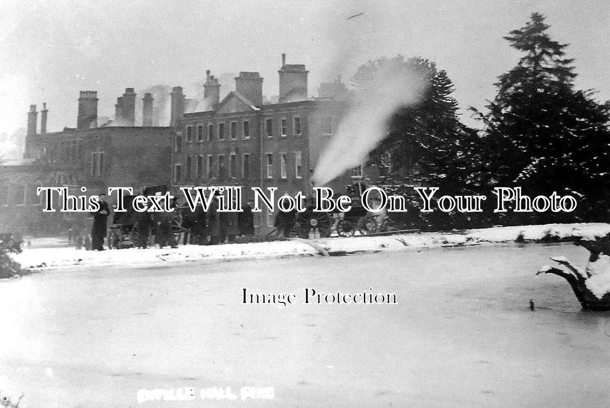 ST 1115 - Enville Hall Fire, Stourbridge Fire Brigade, Staffordshire