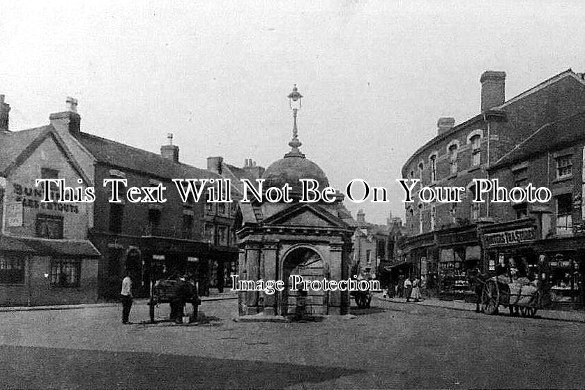 ST 115 - Market Place & Monument, Uttoxeter, Staffordshire