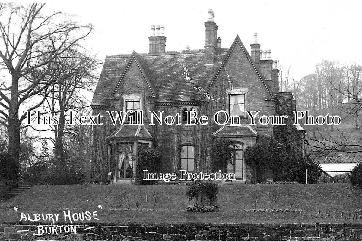 ST 1177 - Albury House, Burton On Trent, Staffordshire c1904