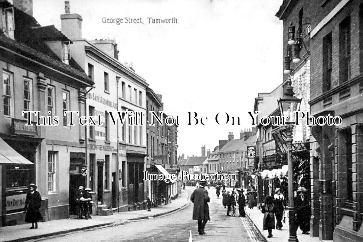 ST 1189 - George Street, Tamworth, Staffordshire c1913