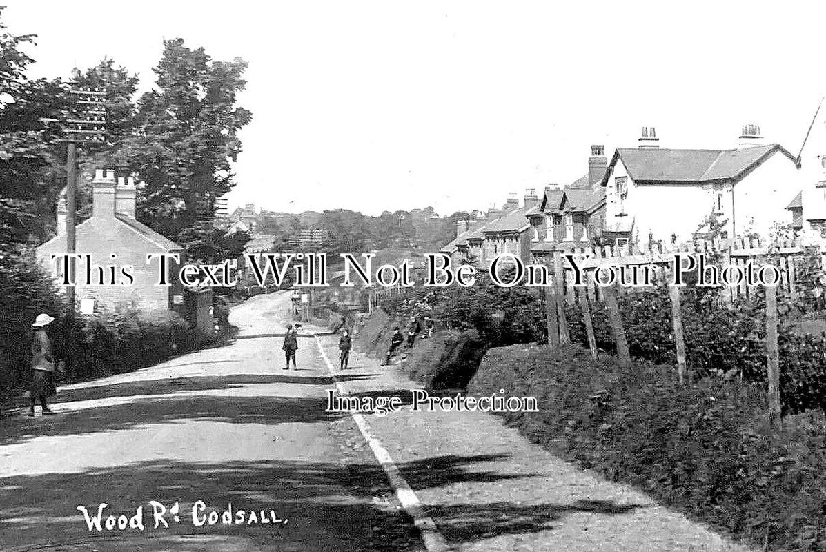ST 1274 Wood Road, Codsall, Wolverhampton, Staffordshire JB Archive