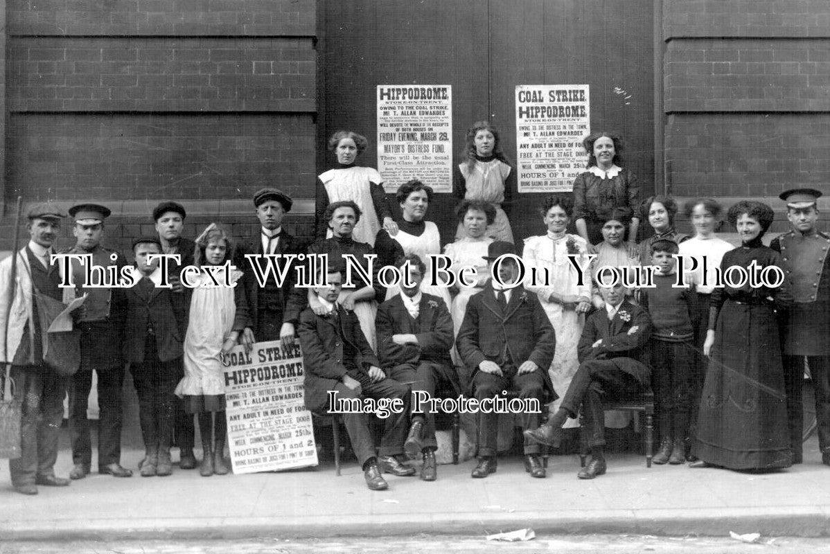ST 1403 - Allan Edwardes At Hippodrome, Coal Strike, Stoke On Trent