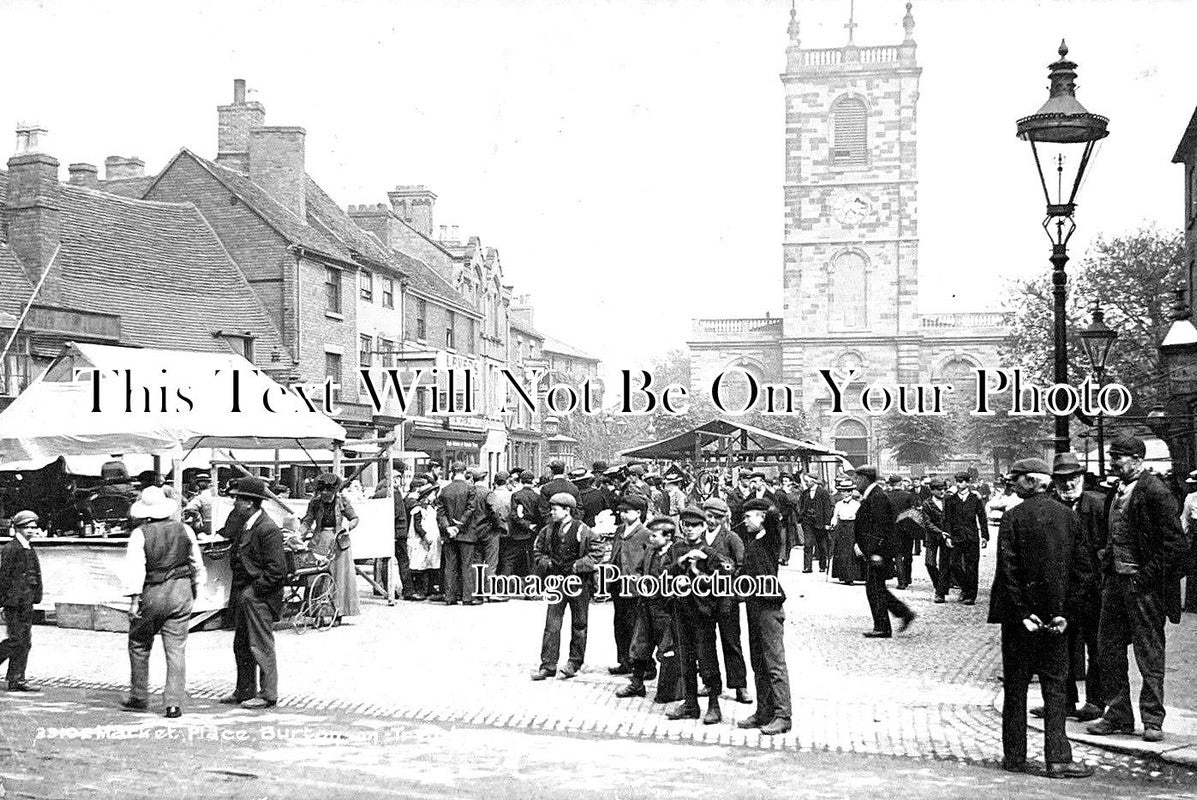 ST 1491 Market Place Burton On Trent Staffordshire JB Archive