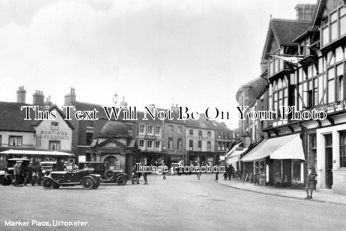 ST 1614 - Market Place, Uttoxeter, Staffordshire