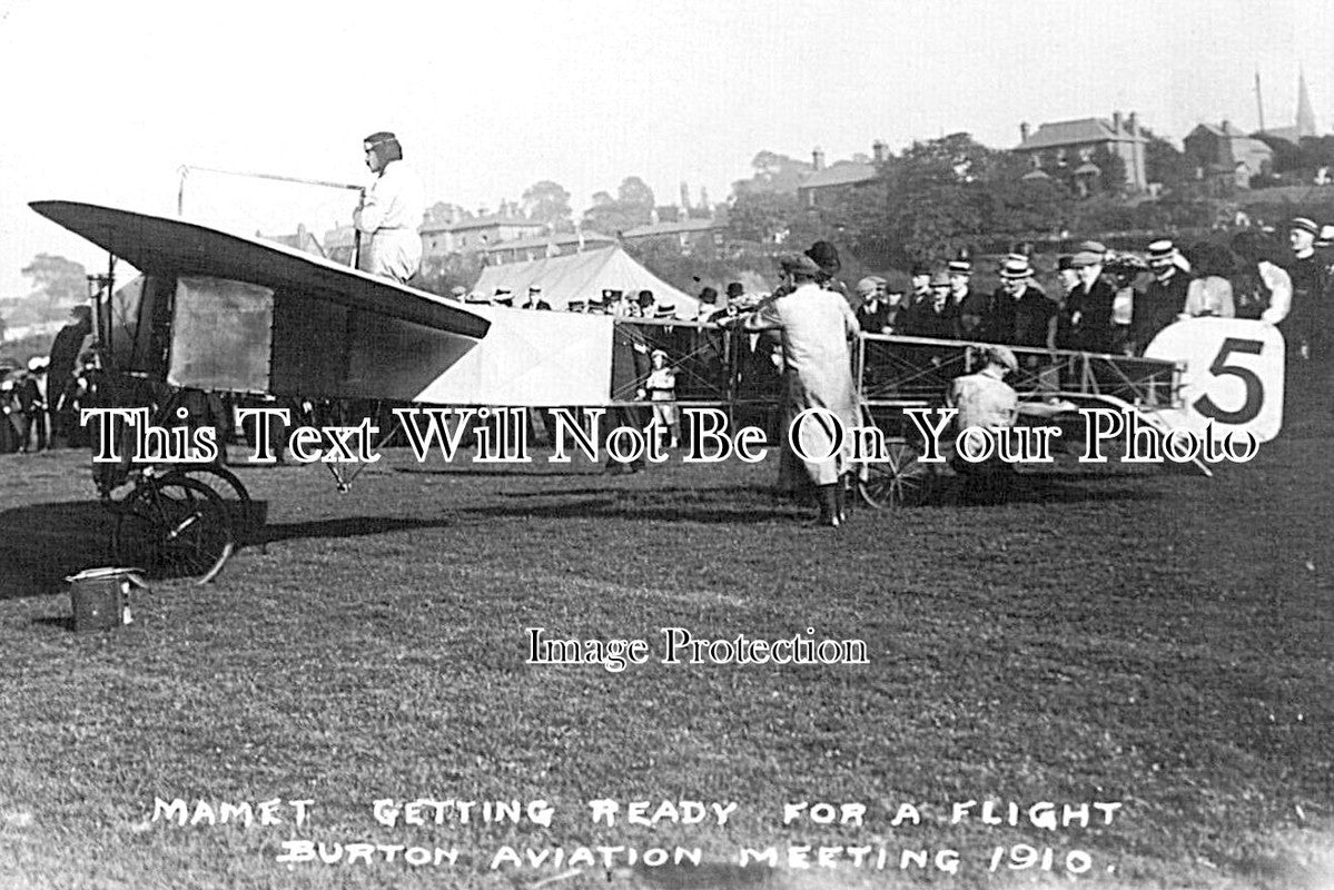 ST 1790 - Aviator Julien Mamet, Burton Aviation Meeting 1910