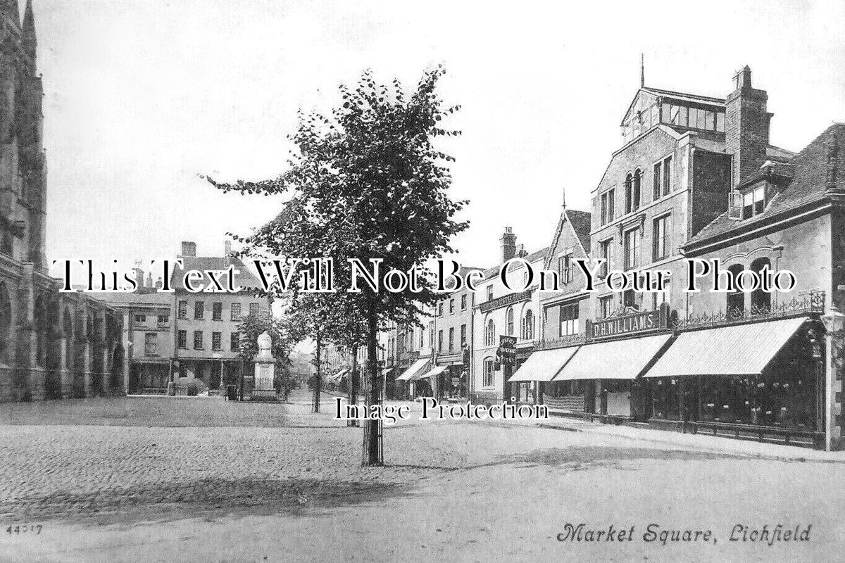 ST 1799 - Market Square, Lichfield, Staffordshire c1907