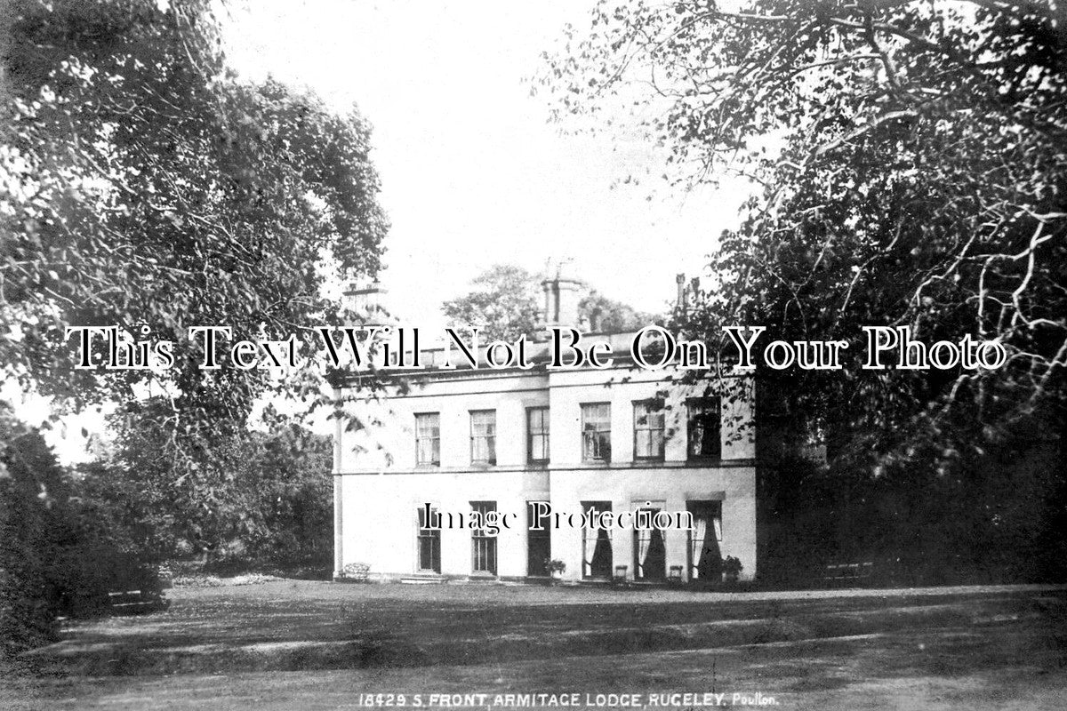 ST 1830 - Armitage Lodge, Rugeley, Staffordshire c1905