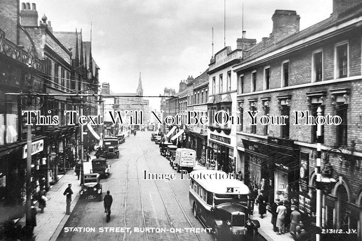 ST 1836 - Station Street, Burton On Trent, Staffordshire