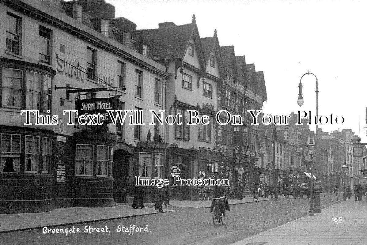 ST 1866 - The Swan Hotel, Greengate Street, Stafford, Staffordshire