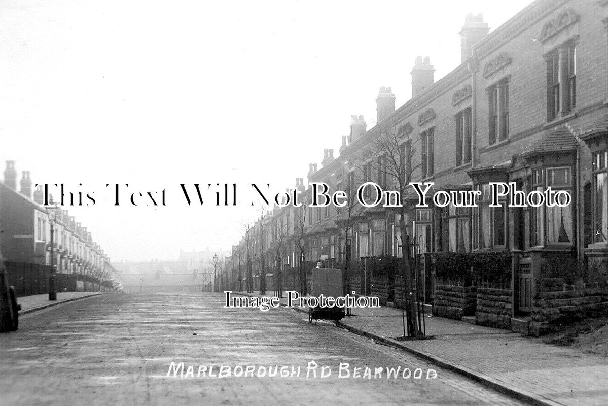 ST 1909 - Marlborough Road, Bearwood, Staffordshire c1913