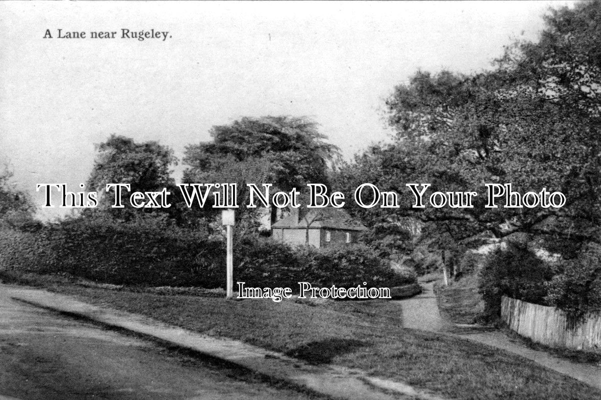 ST 199 - A Lane Near Rugeley, Staffordshire